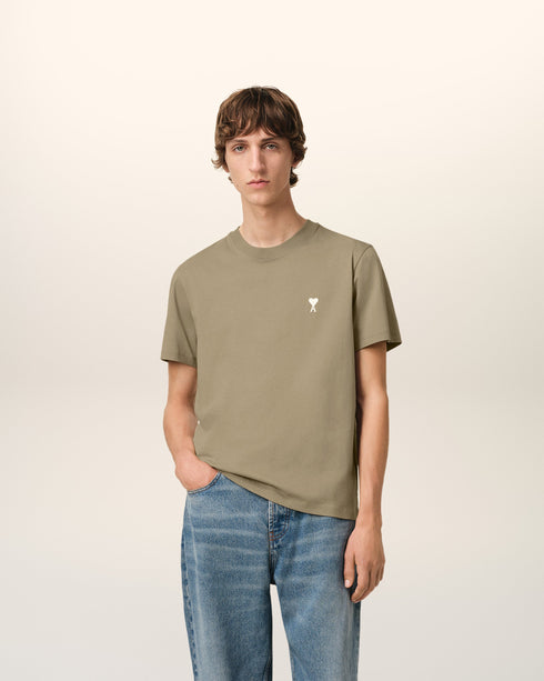 AMI PARIS Cotton Ami de Coeur T-Shirt Mens Apparel
